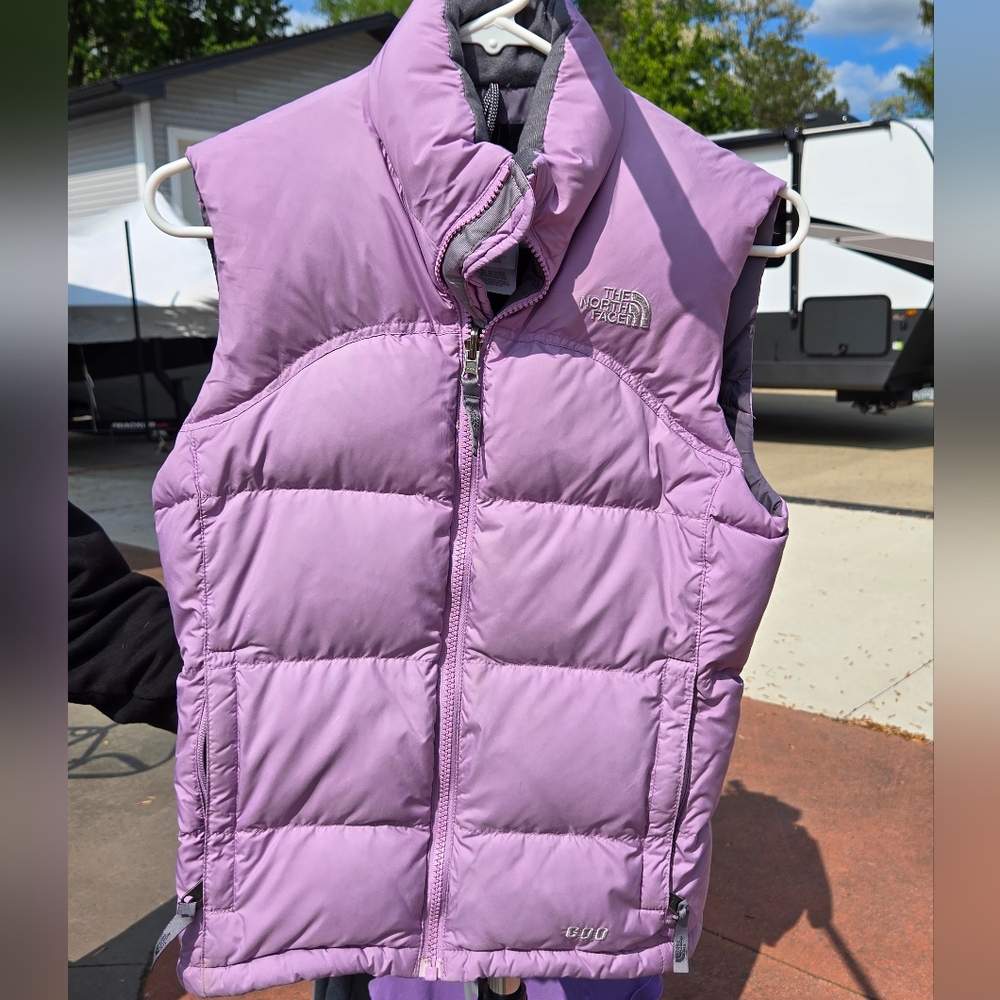 The North Face Lavender Puffer Vest